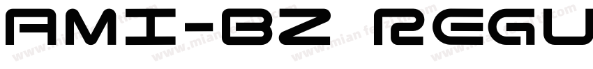 Ami-BZ Regular字体转换